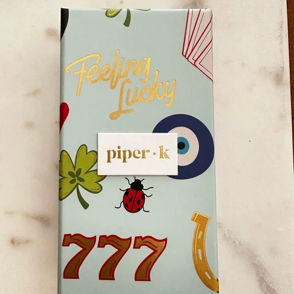 CLEARANCE Piper K Lucky 8 Ball Key Chain & Bag Charm - Picture 2 of 2